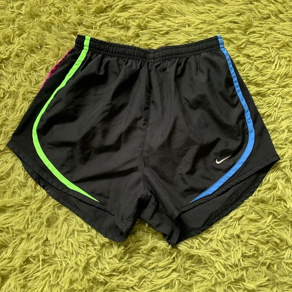 Nike Pants - Nike Rainbow Striped Running Shorts
